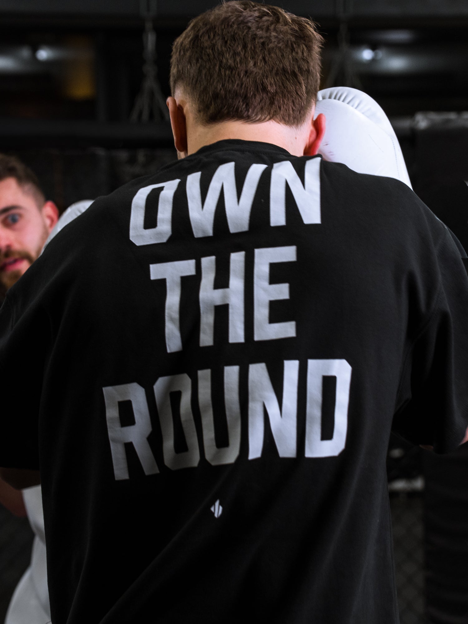 ONE BOUT Men's Own The Round Oversized T-Shirt in Black — styled