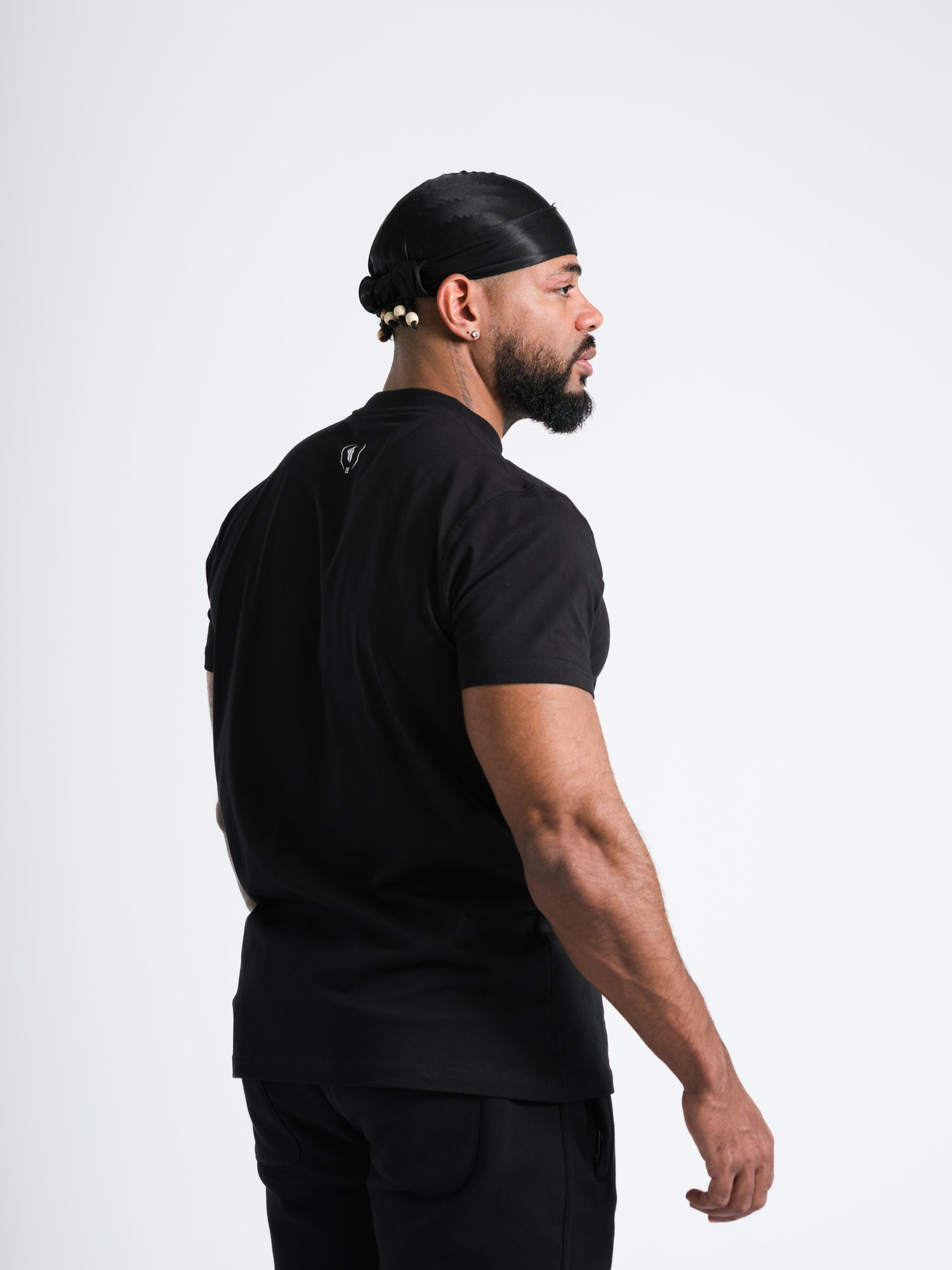 ONE BOUT Men's Script T-Shirt (Limited) in Black — styled