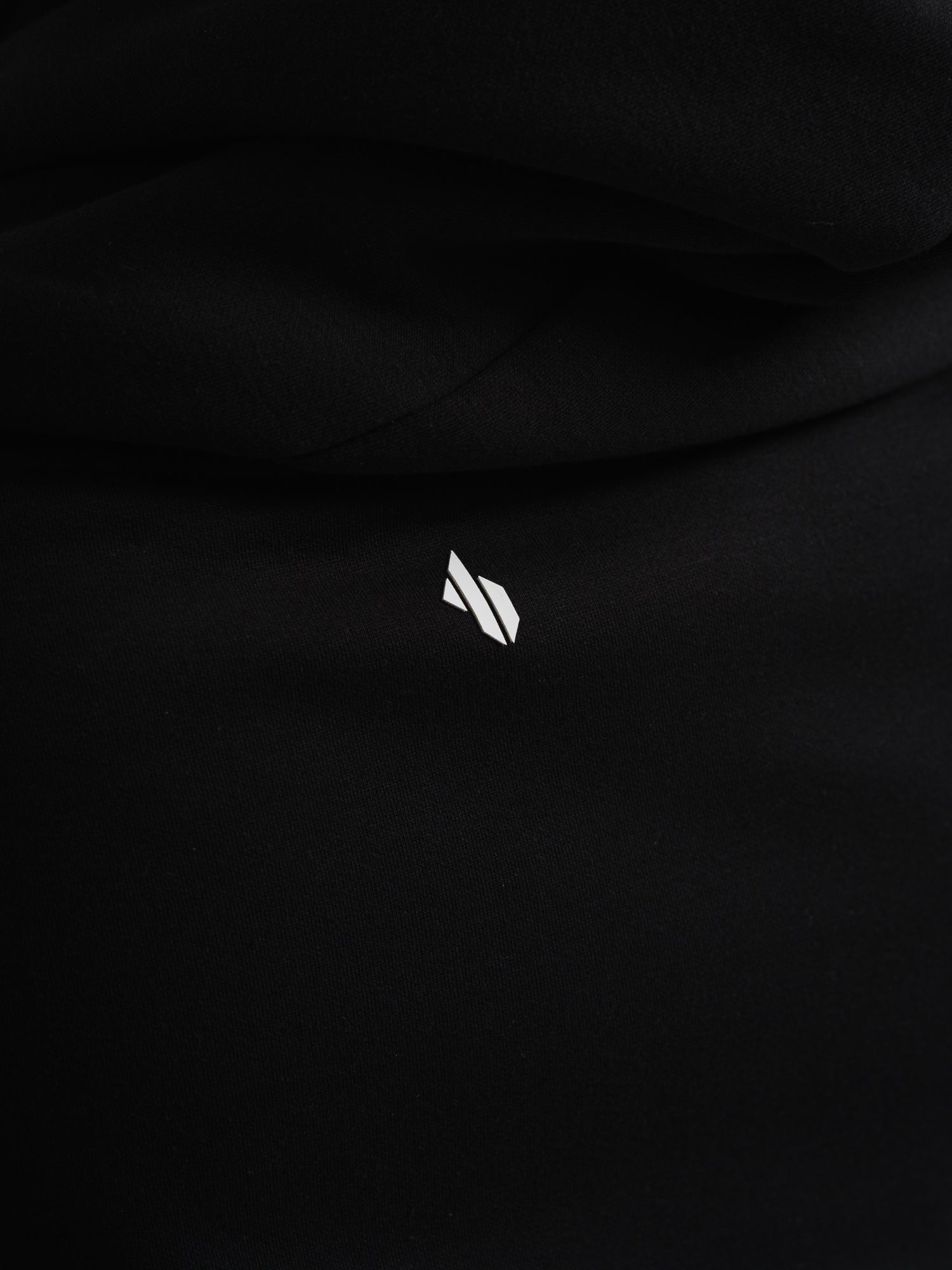 ONE BOUT Women's Script Oversized Hoodie in Black — styled